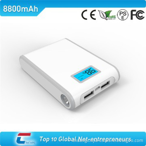 1A battery backup charger for nokia with lcd display and led torch